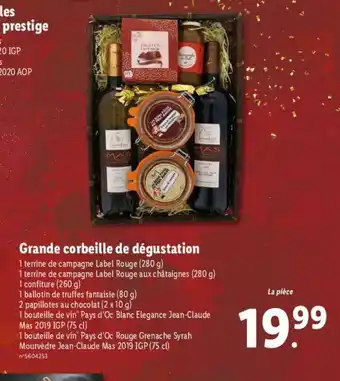 Lidl Grande Corbeille de Dégustation offre