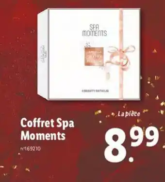 Lidl Coffret Spa Moments offre