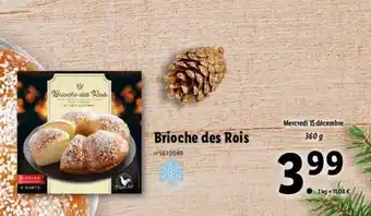 Lidl Brioche Des Rois offre