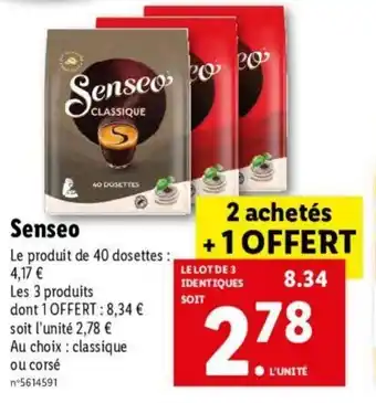 Lidl Senseo offre