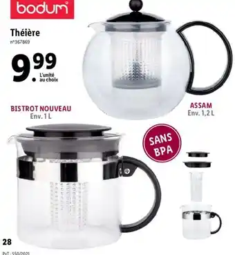 Lidl Théière offre