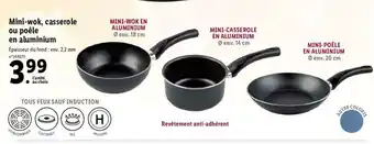 Lidl Mini-Wok Casserole Ou Poêle offre