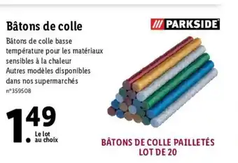 Lidl Bâtons de Colle offre