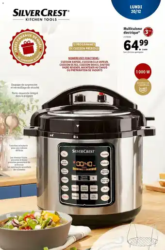 Lidl Multicuiseur électrique offre