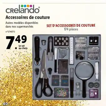 Lidl Accessoires de Couture offre