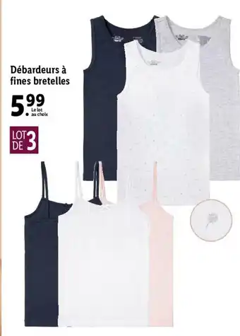 Lidl Débardeurs à Fines Bretelles offre