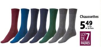 Lidl Chaussettes offre