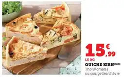 Super U Quiche kirn offre