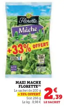 Super U Maxi mache florette offre