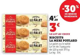 Super U Biscuits la mere poulard offre