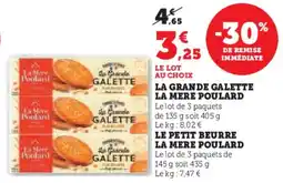 Super U La grande galette la mere poulard offre