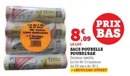 Super U Sacs poubelle poubel'sak offre