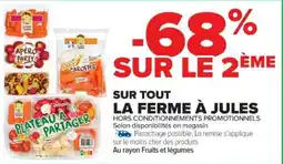Cora x Carrefour Sur tout la ferme à jules offre