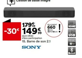BUT Barre de son 2.1 offre