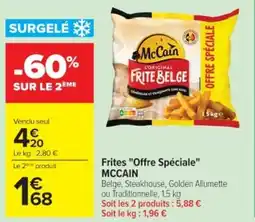 Cora x Carrefour Frites mccain offre