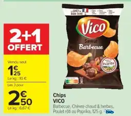 Cora x Carrefour Chips vico offre