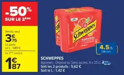 Cora x Carrefour Schweppes offre