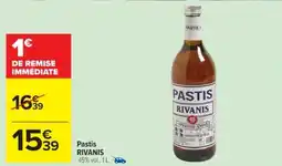 Cora x Carrefour Pastis rivanis offre