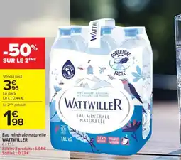 Cora x Carrefour Eau minérale naturelle wattwiller offre