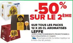 Cora x Carrefour Sur tous les packs aromatisés leffe offre