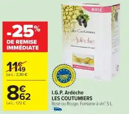 Cora x Carrefour I.g.p. ardèche les coutumiers offre