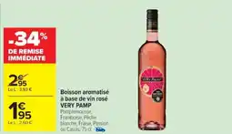 Cora x Carrefour Boisson aromatisé à base de vin rosé very pamp offre