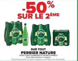 Cora x Carrefour Sur tout perrier nature offre
