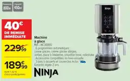 Cora x Carrefour Machine à glace offre