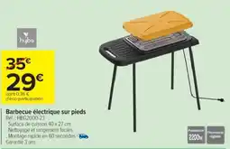 Cora x Carrefour Barbecue électrique sur pieds offre