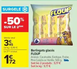 Cora x Carrefour Berlingots glacés floup offre