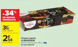 Cora x Carrefour Coupes à garnir la basquaise offre