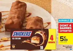 Cora x Carrefour Barres glacées snickers offre