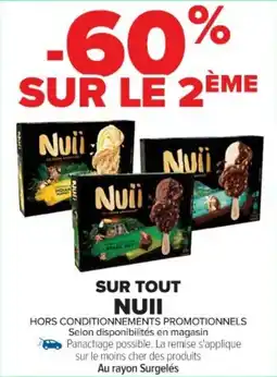 Cora x Carrefour Sur tout nuii offre