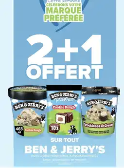 Cora x Carrefour Sur tout ben & jerry's offre