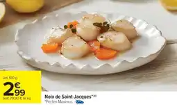 Cora x Carrefour Noix de saint-jacques offre