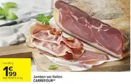 Cora x Carrefour Jambon sec italien carrefour offre