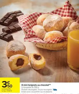 Cora x Carrefour 8 mini beignets au chocolat offre