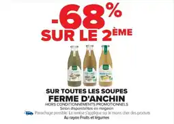 Cora x Carrefour Sur toutes les soupes ferme d'anchin offre