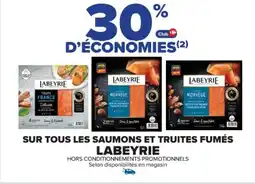 Cora x Carrefour Sur tous les saumons et truites fumés labeyrie offre