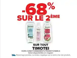 Cora x Carrefour Sur tout timotei offre