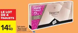 Cora x Carrefour Café moulu maxi format carte noire offre