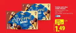 Lidl Extrême mini cônes vanille chocolat offre
