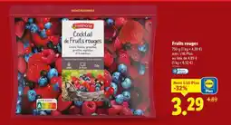 Lidl FRUITS ROUGES offre