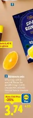 Lidl Bâtonnets mix offre