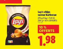 Lidl Lay's chips saveur barbecue offre