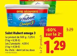 Lidl Saint Hubert Omega 3 offre