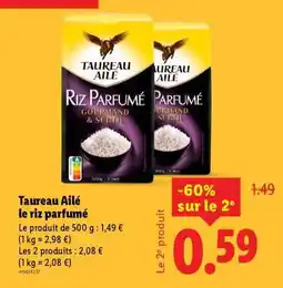 Lidl Taureau Ailé le riz parfumé offre