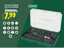 Lidl Tournevis à cliquet avec set d'embouts offre