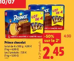Lidl Prince Chocolat offre