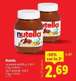 Lidl Nutella offre